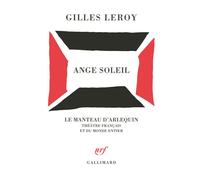 Gilles Leroy – Ange Soleil – Théâtre – Broché