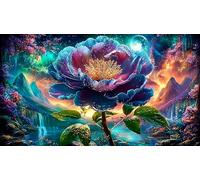 Ange-sur-Nuage-avec-téléphone Puzzle de 1000 pièces pour Enfants de 12 Ans Jeux stimulants et cérébraux 38x26cm/1000pcs