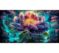 Ange-sur-Nuage-avec-téléphone Puzzle de 1000 pièces pour Jouets d'enfants Jeux éducatifs Classiques 38x26cm/1000pcs