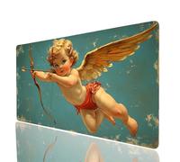 Ange Tapis de Souris Éros Imperméable Tapis de Souris XXL 1000x500x3mm, Gaming Mouse Pad Améliorer la Précision et la Vitesse, Mouse Pad pour Bureau Gamer Clavier sans Fil Pc Portable Cadeau JXL-2537