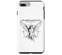 Ange Vintage en Forme de Verset biblique motivant, Beau et aimé Coque pour iPhone 7 Plus/8 Plus