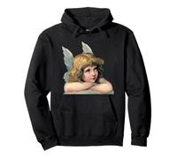 Ange Vintage sur Nuage céleste Protection Ange Sweat à Capuche