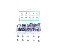 ANGEEK 10 Models 180pcs 6 * 6 Tact Switch Tactile Push Button Switch Kit, Height: 4.3MM~14MM Dip 4P Micro Switch 6x6 Key Switch