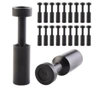 ANGEEK 20 bouchons de raccordement 14 mm OD en résine PBT, connecteurs pneumatiques Push-to-Connect, bouchons de raccordement pneumatiques