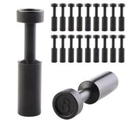 ANGEEK 20 bouchons de raccordement 8 mm OD en résine PBT, connecteurs pneumatiques Push-to-Connect, bouchons de raccordement pneumatiques