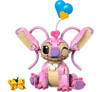 LEGO ǀ Disney Angel - Jeu de Construction Lilo & Stitch dès 9 Ans - Figurine en Briques avec 3 Ballons en Cœur & un Papillon - Décoration Inspirée de la Série TV - Cadeau Fille, Garçon ou Adulte 43257