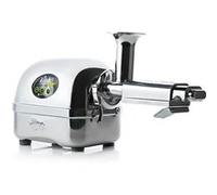 Extracteur de Jus de Fruits et Légumes Horizontal Angel 5500-100% Acier Inoxydable avec 3 Niveaux d’Extraction et une Puissance de 3 Chevaux - Qualité Professionnelle, Argent