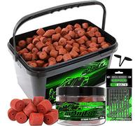 Angel-Berger Magic Baits Lot de pellets dans un seau Halibut Pellet (Red Halibut, 20 mm)