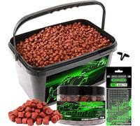 Angel-Berger Magic Baits Lot de pellets dans un seau Halibut Pellet (Red Halibut, 8 mm)