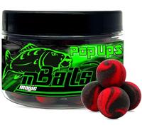 Angel-Berger Magic Baits Two Tone Pop Ups Bouillettes Premium Range 16 mm (Red Garlic, 16 mm)