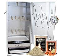 Angel-Berger premium Four de fumage, meuble de fumage de haute qualité avec de nombreux accessoires pour fumer, fumoir (avec chauffage électrique 2300W)