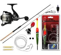 Angel Berger Set de pêche avec perche télescopique, moulinet et fil, Zander 2,70m / 15-55g