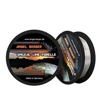 Angel-Berger Spezial Line Fil de pêche cible anguille, truite, brochet, sandre, carpe, morue, poisson blanc (truite, 0,18 mm, 3,40 kg)