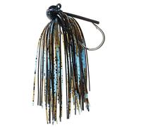 Angel-Berger Wild Devil Baits Rubber Jig Skirted Hameçon à tête plombée (bleu électrique, 5 g)