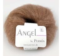 Angel by Permin - Fil de soie luxueux Kid Mohair (70/30) (98 chameau foncé)
