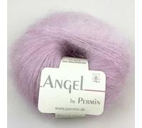 Angel by Permin - Fil de soie mohair luxueux Kid (70/30) (104 lavande)