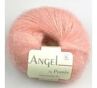 Angel by Permin - Fil de soie mohair luxueux Kid (70/30) (111 flamingo)