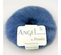 Angel by Permin - Fil de soie mohair luxueux Kid (70/30) (49 bleu jeans)