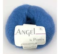 Angel by Permin - Fil de soie mohair luxueux Kid (70/30) (89 bleu sport)