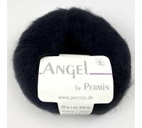 Angel by Permin - Fil de soie mohair pour enfant (70/30) (10 noir)