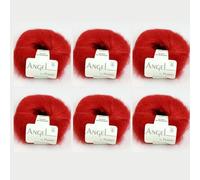 Angel by Permin Lot de 6 fils de soie mohair pour enfant (70/30) (109 baies de goji)