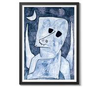 Angel Candidant Paul Klee Art Print Classic Bauhaus Art Painting Print, Exposition abstraite Art mural géométrique moderne, cubisme, décoration d'intérieur, surréalisme, œuvre d'art, A3 (cadre noir