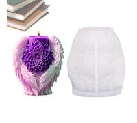 Angel Candle Molds - Flexible Silicone 168g Form, Wax Resin Soap Casting, Angel Statue Shape Mold | Religious Candle Crafting, Epoxy Desk Decor Casting, Plaster Figurine Pouring, Chocolate Art