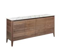 Angel Cerdá Buffet moderne et sophistiqué en bois durable avec grand rangement 179 x 45 x 80 cm