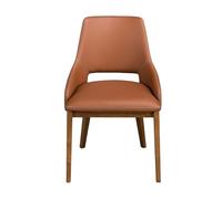 Angel CERDÁ Chaise en polycuir Marron 4156