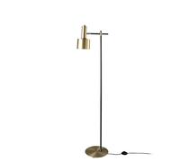 Ángel Cerdá - Lampadaire en Aluminium Doré et Acier Noir - 50 X 30 X 164 cm - Design Moderne et Élégant, Éclairage D'ambiance, Polyvalence Décorative, pour Bureau