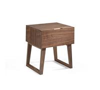 Table de chevet de noyer 7005C, 45 x 40 x 50 cm. -
