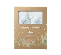 ANGEL DEAR Blankie Cuddle Parure de lit Double Motif éléphant Bleu