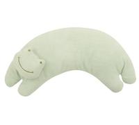 Angel Dear Curved Pillow, Green Froggy