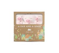 Angel Dear Pair and a Spare 3 Piece Blanket Set, Piggy
