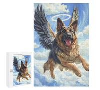 Angel Dog in Flight Puzzle 1000 Pièces Educa Jouet en Bois Cadeau Unique Décoration Intérieure Jeu Éducatif Challenge Toy Adultes Et Enfants À Partir De 14 Ans 1000 PCS