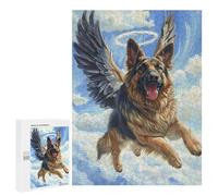 Angel Dog in Flight Puzzle 1000 Pièces Educa Jouet en Bois Cadeau Unique Décoration Intérieure Jeu Éducatif Challenge Toy Adultes Et Enfants À Partir De 14 Ans 500 PCS