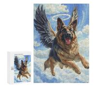 Angel Dog in Flight Puzzle 1000 Pièces Educa Jouet en Bois Cadeau Unique Décoration Intérieure Jeu Éducatif Challenge Toy Adultes Et Enfants À Partir De 14 Ans 300 PCS