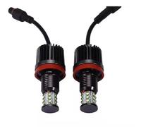 Angel Eyes, LED Angel eyes Bulbs Ampoule LED Angel Eyes Halo H8 180W CREE LED Marqueur Halo Lumière Xénon Blancb Utilisation adaptée pour BMW E60 E61 E90 E92 E70 E71 E82 E89(2 Pcs White)