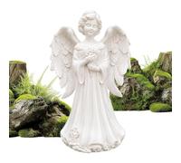 Angel Figurine - 6.6 Inch Resin Blessing Statue, Handcrafted Home Decor