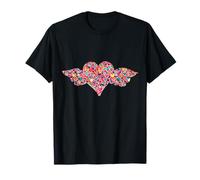 Angel Heart with Pink Wings Valentines Day T-Shirt
