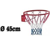Angel Hearts Panier de basket-ball en métal Anneau de basket-ball avec filet au design USA 45cm