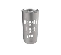 Ángel? Je t’ai eu. Gobelet isotherme en acier inoxydable double paroi