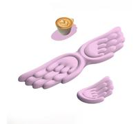 Angel Keyboard Wrist Rest Set, Ergonomic Keyboard Wrist Rest and Mouse Pad with Wrist Support,Waterproof & Non-Slip, Pain Relief Comfort Typing for Office Gaming (Pink,Size A)