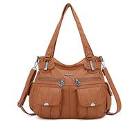 Angel Kiss Cuir Sac à Main Désign/Epaule/Bandoulière/Large Capacité 8 Petites Poches Pour Filles/Femmes 5739