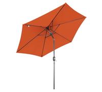 Angel Living 270cm Parasol Manivelle Inclinable Jardin, Empêche de La Lumière Solaire Directe et Anti-ultraviolet, Parasol pour Patio et Jardin, Toile pour Balcon Patio Terras (Terre cuite)