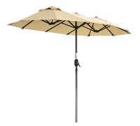 Angel Living 297 x 153cm Double parasol Parasol de marché Parasol de terrasse Protection solaire UV50