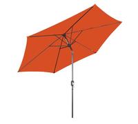 Angel Living 300cm Parasol Manivelle Inclinable de Jardin, Empêche de La Lumière Solaire Directe et Anti-ultraviolet, Parasol pour Patio et Jardin, Toile Balcon Patio Terras (Terre cuite)