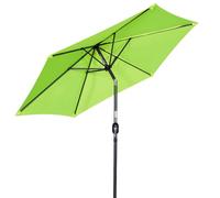 Angel Living 300cmParasol de Jardin Manivelle Inclinable, Empêche de La Lumière Solaire Directe et Anti-ultraviolet, Parasol pour Patio et Jardin, Toile Balcon Patio Terras (Pomme Vert)