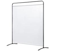 Angel Living Paravent 1 pièce Cloison de protection Cloison de séparation pour bureau, balcon, chambre à coucher, jardin 162.5 x 177cm Naturel
