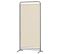 Angel Living Paravent 1 Panneaux Diviseurs de Chambre Séparateur de Panneaux Indépendant Paroi de Séparation Murale Séparation Visuelle pour Bureaux, Chambre à Coucher, 180 x 81cm (Beige)